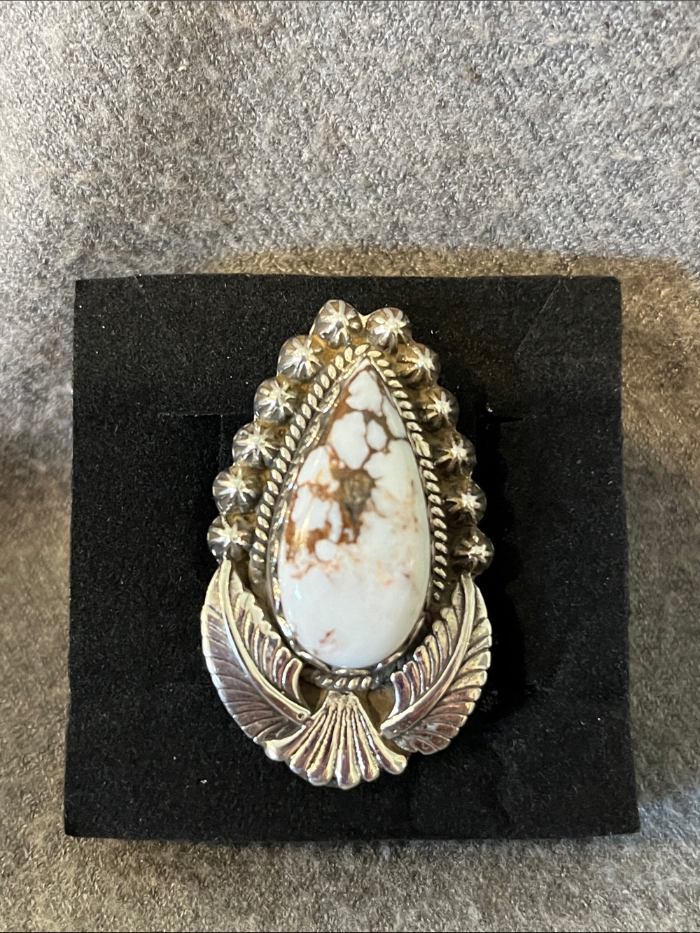 Wild Horse Jasper Sterling Ring-8